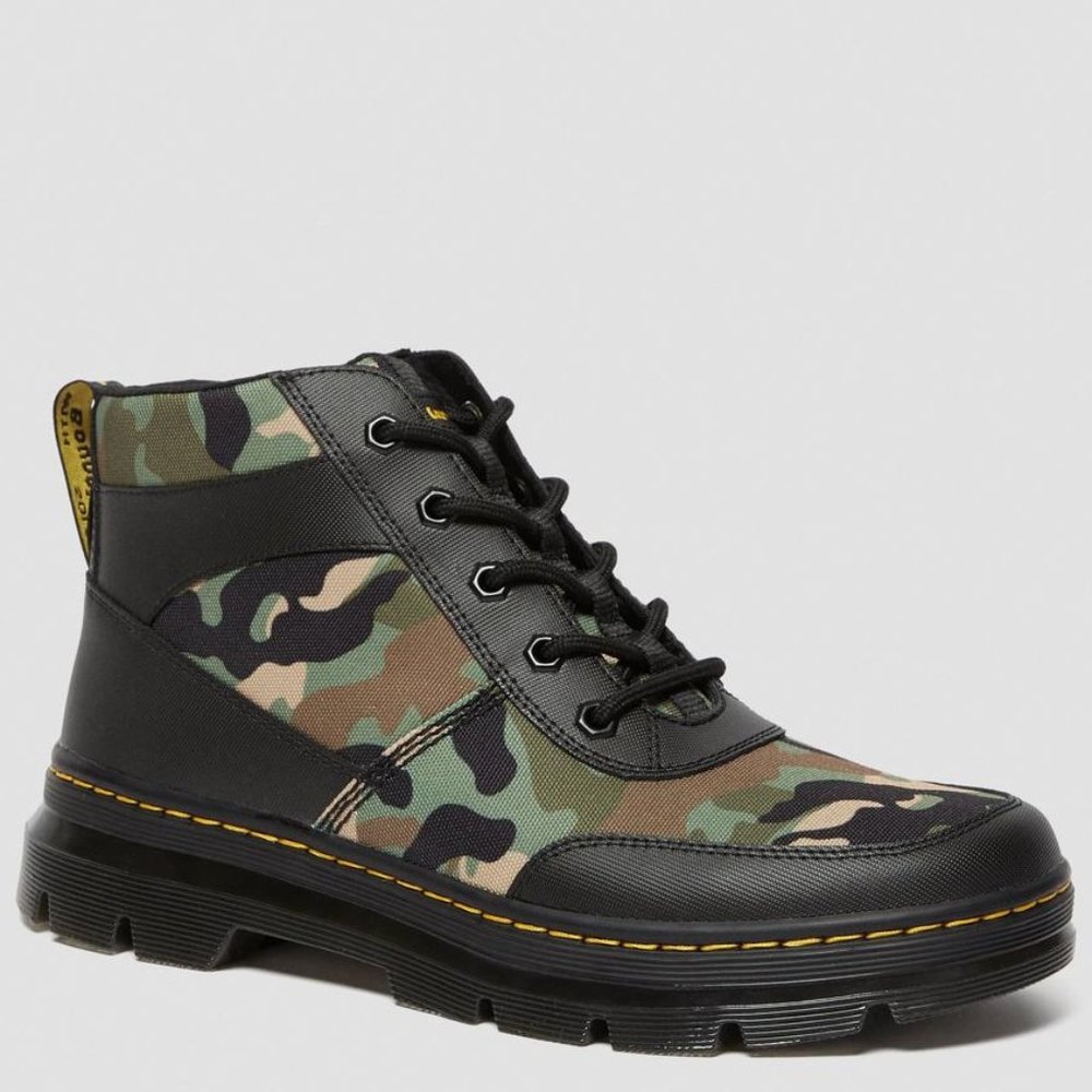 DR. MARTENS BONNY TECH CAMO CASUAL BOOTS black khaki MEN'S NEW WITH BOX!
